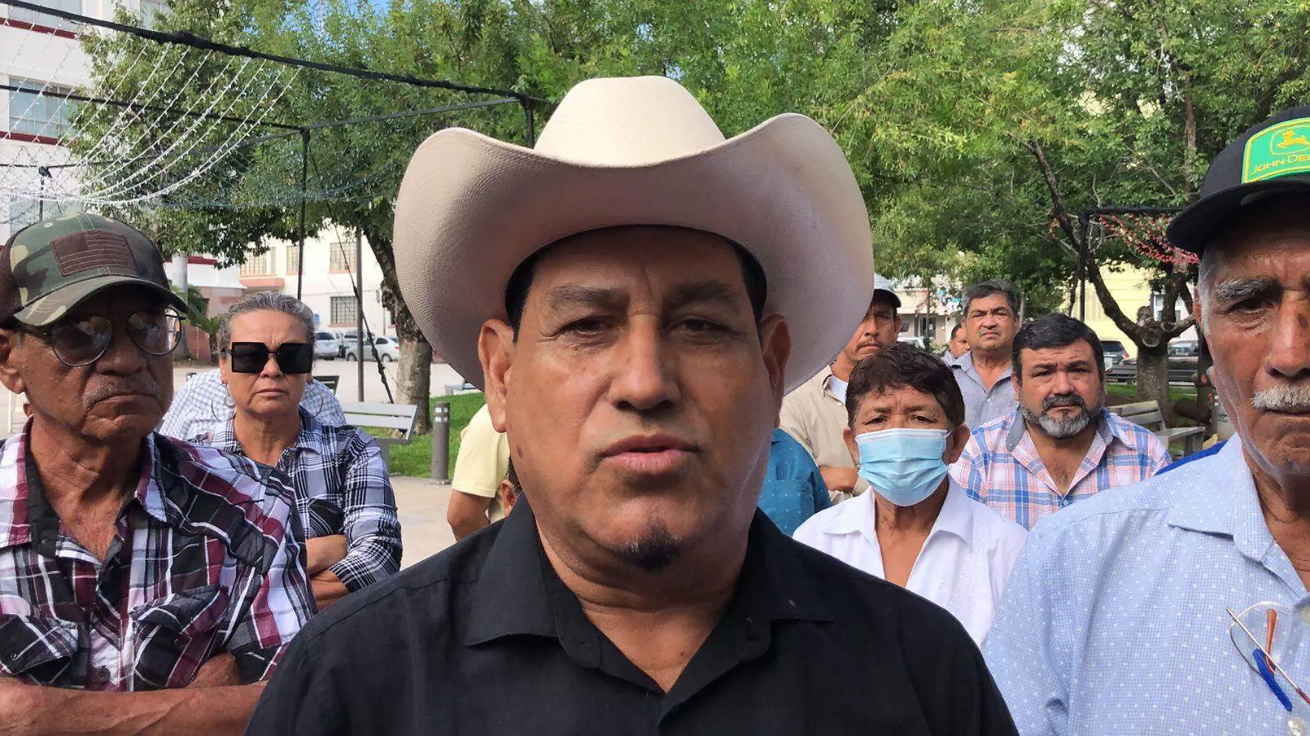 Protestan productores de sorgo en Tamaulipas